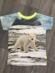 T-shirt med Isbjørn