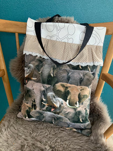 Unika Shoppingbag  by Popolito / Elefanter