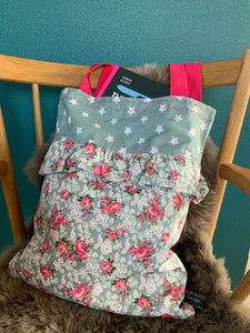 Unika Shoppingbag  by Popolito / Stjerner og blomster